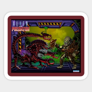 Killer Crab Alien vs Warrior Predator Sticker